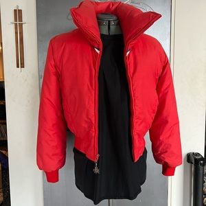 Apres SKi Alpine Designs coat red puffer